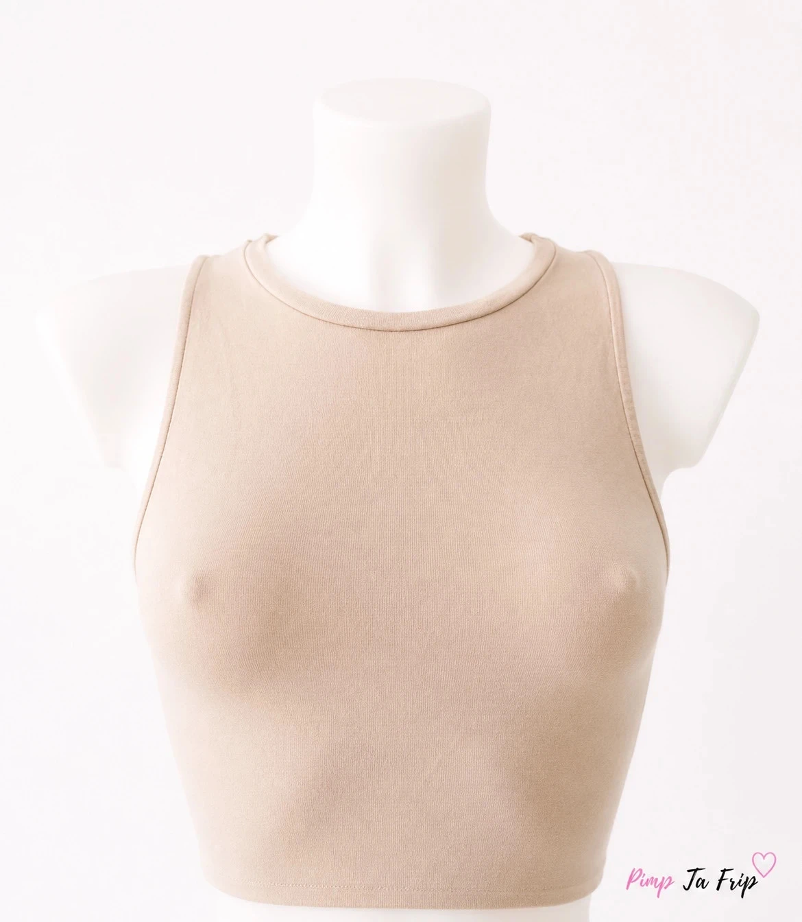Zara beige sleeveless crop top – Size S – photo 2